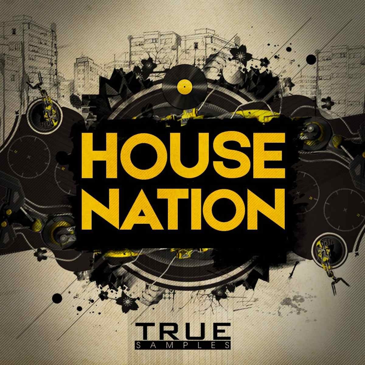 True Samples - House Nation Sample Packs Software GUI Artwork